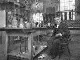 Thomas Alva Edison in His Workshop