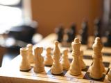 Chess Board with Pieces in Start Position