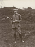 Gentleman in His Plus-Fours Ready to Play a Game of Golf