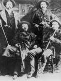 The James-Younger Gang (L-R): Cole Younger Jesse James Bob Younger Frank James