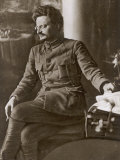 Leon Trotsky or Lev Davidovich Bronstein Russian Communist Leader in 1920