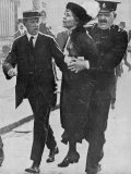 Mrs Pankhurst is Arrested Outside Buckingham Palace