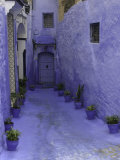 Blue Walkway  Morocco
