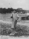 Parqueuse d'Huitres  Oyster Gatherer  of Cap Ferret Near Arcachon in South- West France