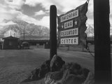 Entrance to Manzanar Relocation Center