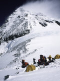 Tents on Southside of Everest  Nepal