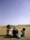 Children with Kite  Morocco