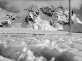 Bank of a Frozen Lake at the Foot of the Sebu-La (5250 Meters)