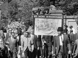 Congress of Racial Equality Marches in Memory of Birmingham Youth