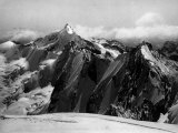 View of Mount Disgrazia Located in the Lombardian Alps
