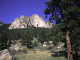 Rock Formation Called the Book in Estes National Park  Colorado