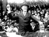 President Woodrow Wilson Throwing Out the First Ball  Opening Day  1916