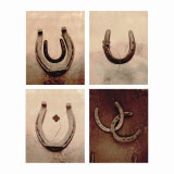 Horseshoe and Clover Four Patch