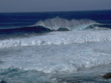 Waves Crashing off Easter Island  Chile