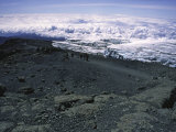 Glacier Near Mountain Summit  Kilimanjaro