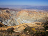 Pit Mine of Kennecott Copper  Oquirrh Mountains  Utah  USA