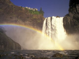 Spring Runoff at Snoqualmie Falls  Washington  USA
