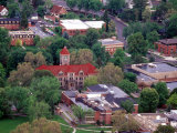Aerial View of Whitman College Campus in Walla Walla  Washington  USA