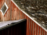 Detail of Red Barn  Whitman County  Washington  USA