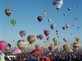 Colorful Hot Air Balloons  Albuquerque Balloon Fiesta  Albuquerque  New Mexico  USA