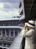 Lady's Hats  Derby Day at Churchill Downs Race Track  Louisville  Kentucky  USA