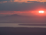 Sunset over Blue Hill  Acadia National Park  Maine  USA