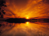 Evening in the Swampy Wilderness  Everglades National Park  Florida  USA