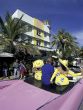 Waldorf Hotel and Art Deco Surroundings  South Beach  Miami  Florida  USA