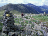 Backpacking on Gulfside Trail  Appalachian Trail  Mt Washington  New Hampshire  USA