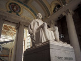 Statue of Thomas Jefferson  Missouri History Museum  St Louis  Missouri  USA