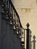 Wrought Iron Railing on Steps  Savannah  Georgia  USA