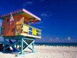 Life Guard Station  South Beach  Miami  Florida  USA