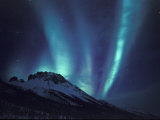 Aurora Borealis Above the Brooks Range  Gates of the Arctic National Park  Alaska  USA