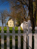 Distinctive Fence of Shaker Village of Pleasant Hill  Kentucky  USA
