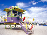 Life Guard Station  South Beach  Miami  Florida  USA