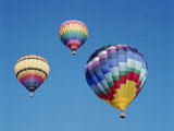 Colorful Hot Air Balloons in Sky  Albuquerque  New Mexico  USA