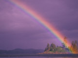 Rainbow Over Frederick Sound  Inside Passage  Southeast Alaska  USA