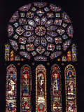 Rose Window of North Facade Chartres Cathedral Chartres France