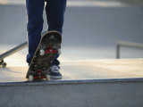 Skateboarder on Ramp