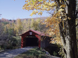 Covered Bridge in Fall