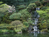Japanese Gardens  Portland  Oregon  USA