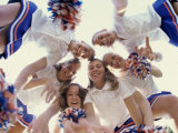 Portrait of a Group of Cheerleaders