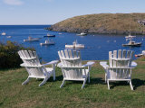 Monhegan Harbor  Maine  USA
