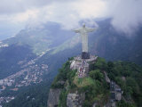 Christ the Redeemer Statue Mount Corcovado Rio de Janeiro  Brazil