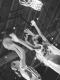 Young Women Playing Basketball