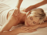 Woman Getting a Back Massage