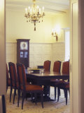 Formal Dining Room with Grandfather Clock