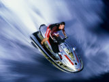 Person Riding a Jet Ski