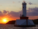 The Sun Sets Over Mackinac Island