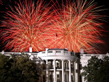 Fireworks Explode Over the White House